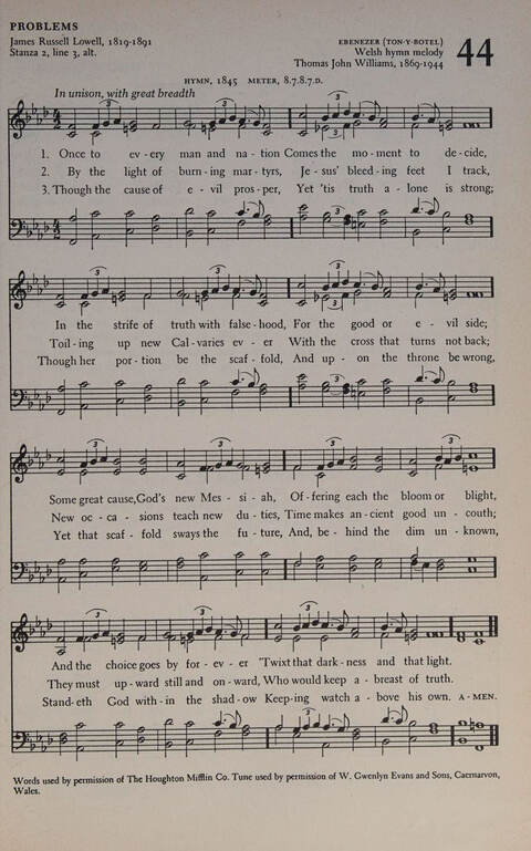 At Worship: a hymnal for young churchmen page 53