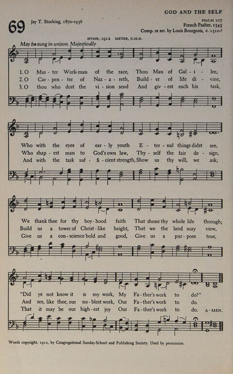 At Worship: a hymnal for young churchmen page 76