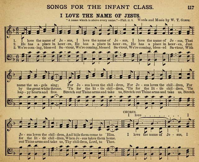 The Brilliant: a cluster of song brilliants for Sunday schools. Including a tempernace department page 117