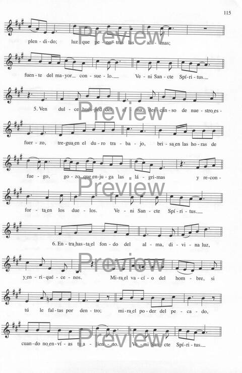 Bendigo al Señor: cánones, ostinatos, aclamacines y cantos de taizé page 115