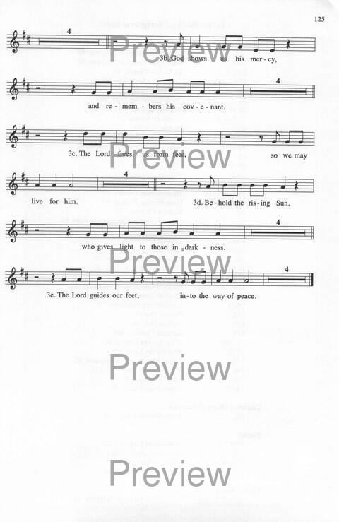 Bendigo al Señor: cánones, ostinatos, aclamacines y cantos de taizé page 125