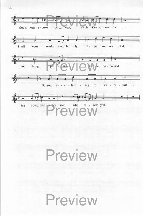 Bendigo al Señor: cánones, ostinatos, aclamacines y cantos de taizé page 30