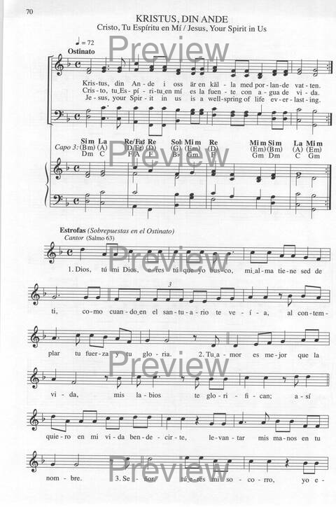 Bendigo al Señor: cánones, ostinatos, aclamacines y cantos de taizé page 70