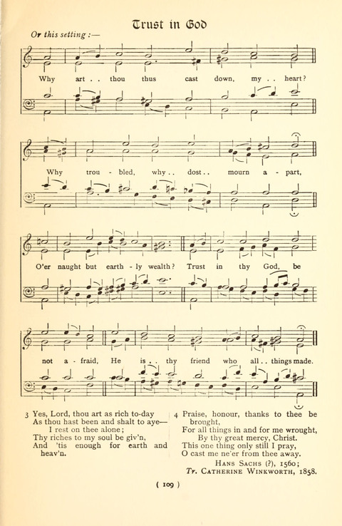 The Bach Chorale Book page 109