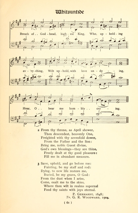 The Bach Chorale Book page 61