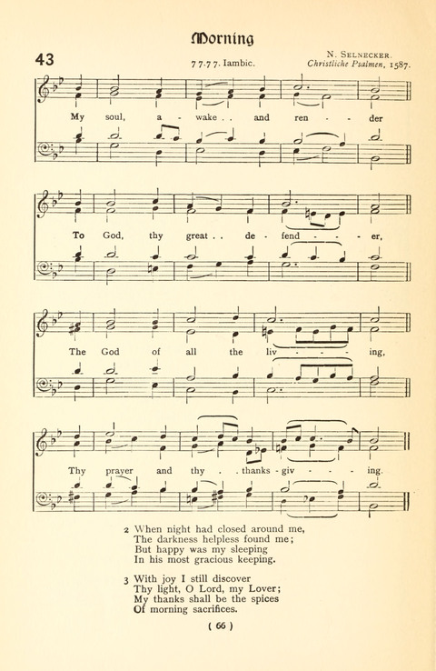 The Bach Chorale Book page 66