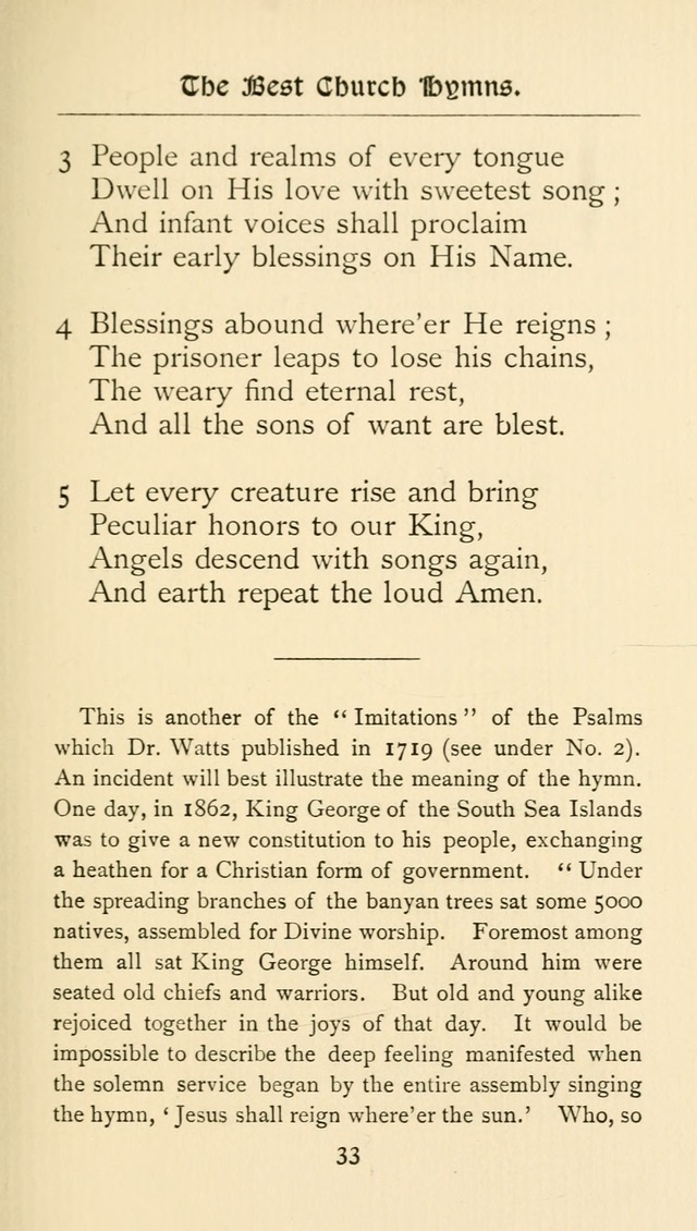 The Best Church Hymns page 33