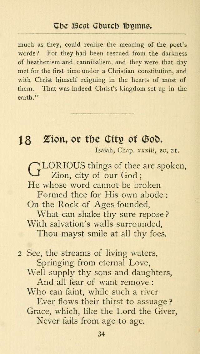 The Best Church Hymns page 34