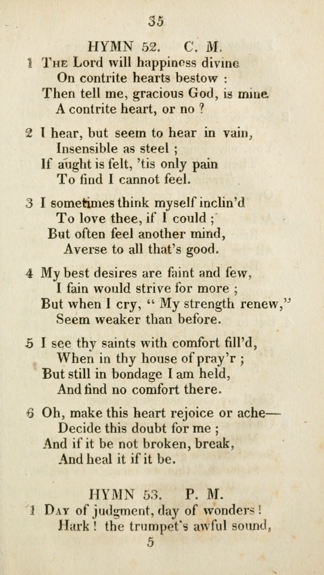 The Brick Church Hymns, Designed for the Use of Social Prayer Meetings and Families, selected from the most approved authors page 36