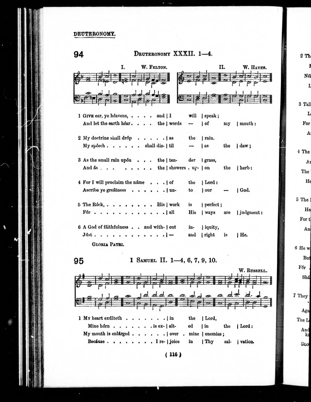 The Baptist Church Hymnal: chants and anthems with music page 119