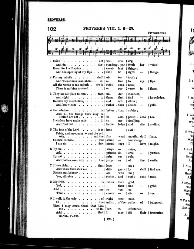 The Baptist Church Hymnal: chants and anthems with music page 127