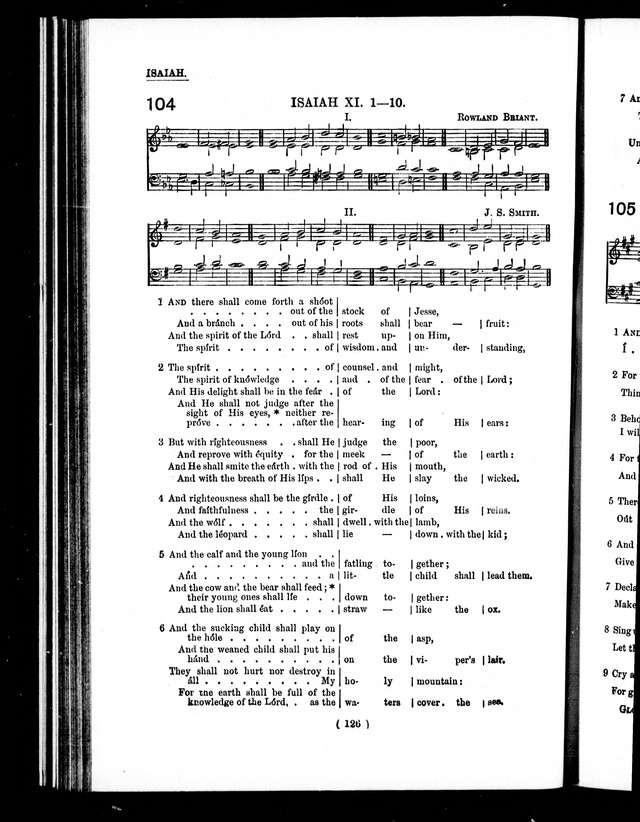 The Baptist Church Hymnal: chants and anthems with music page 129