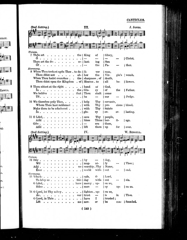 The Baptist Church Hymnal: chants and anthems with music page 146
