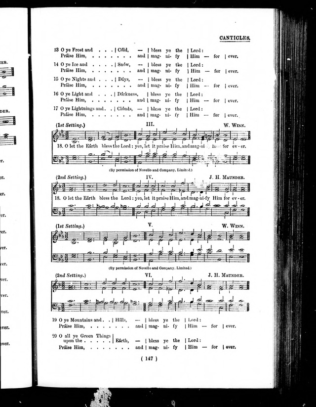 The Baptist Church Hymnal: chants and anthems with music page 150