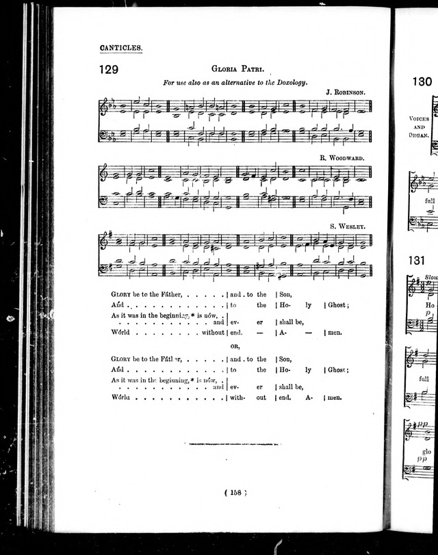 The Baptist Church Hymnal: chants and anthems with music page 161
