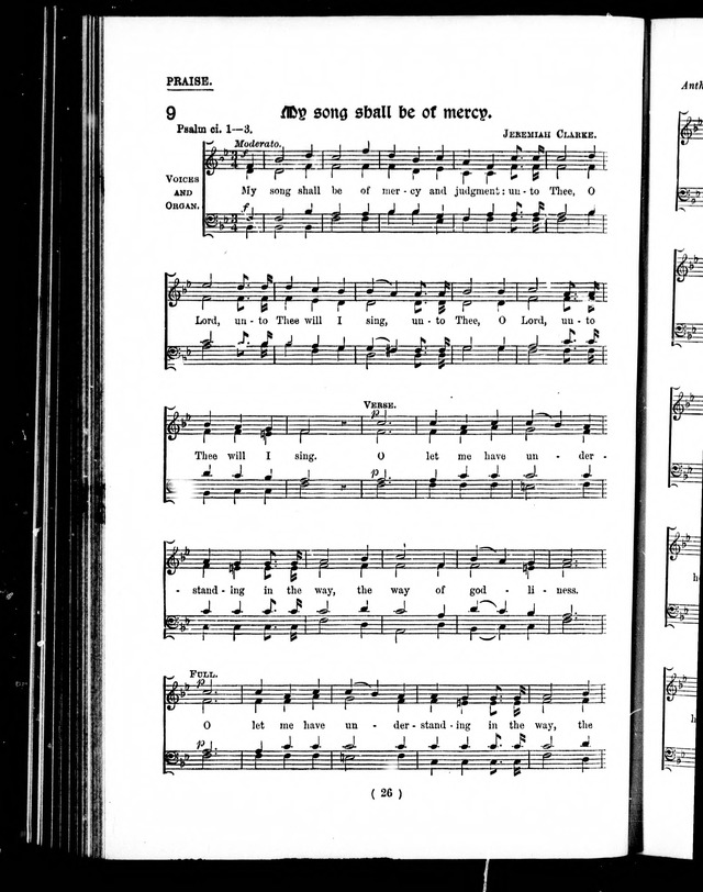 The Baptist Church Hymnal: chants and anthems with music page 232