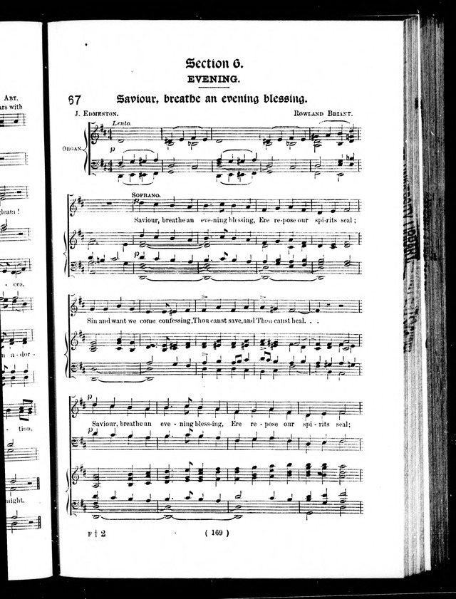 The Baptist Church Hymnal: chants and anthems with music page 381