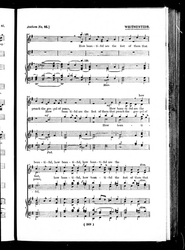 The Baptist Church Hymnal: chants and anthems with music page 464