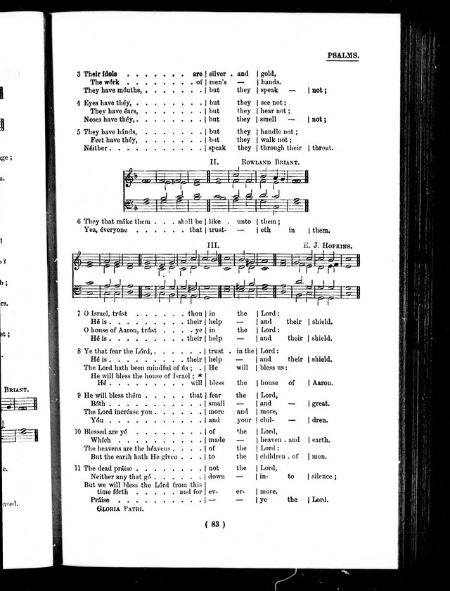 The Baptist Church Hymnal: chants and anthems with music page 86