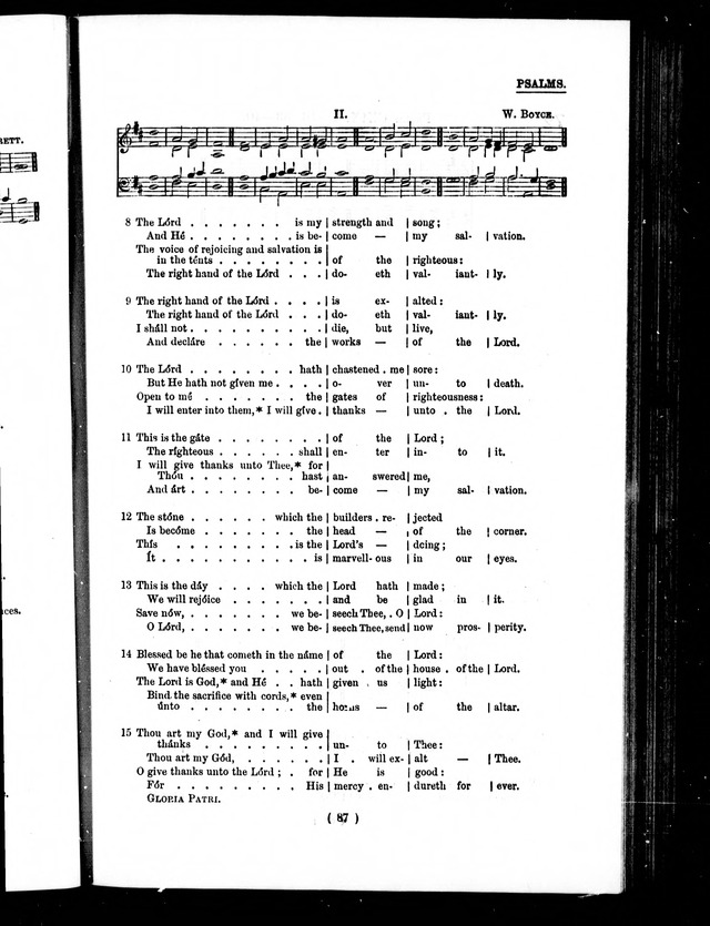 The Baptist Church Hymnal: chants and anthems with music page 90