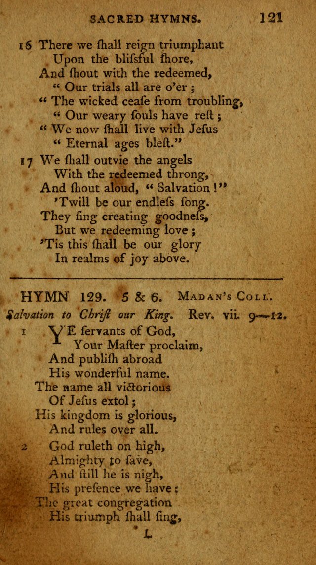 The Boston Collection of Sacred and Devotional Hymns: intended to accommodate Christians on special and stated occasions page 120