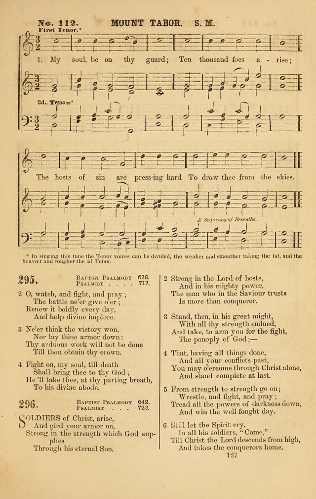 Baptist Chorals: a tune and hymn book designed to promote general congregational singing; containing one hundred and sixty four tunes adapted to about four hundred choice hymns  page 134