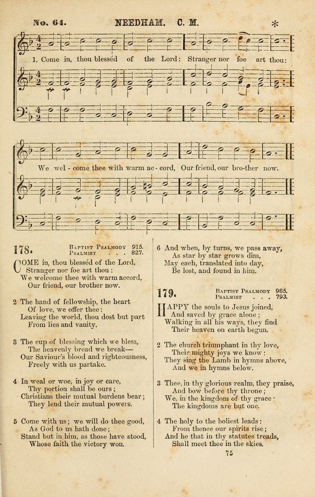 Baptist Chorals: a tune and hymn book designed to promote general congregational singing; containing one hundred and sixty four tunes adapted to about four hundred choice hymns  page 82