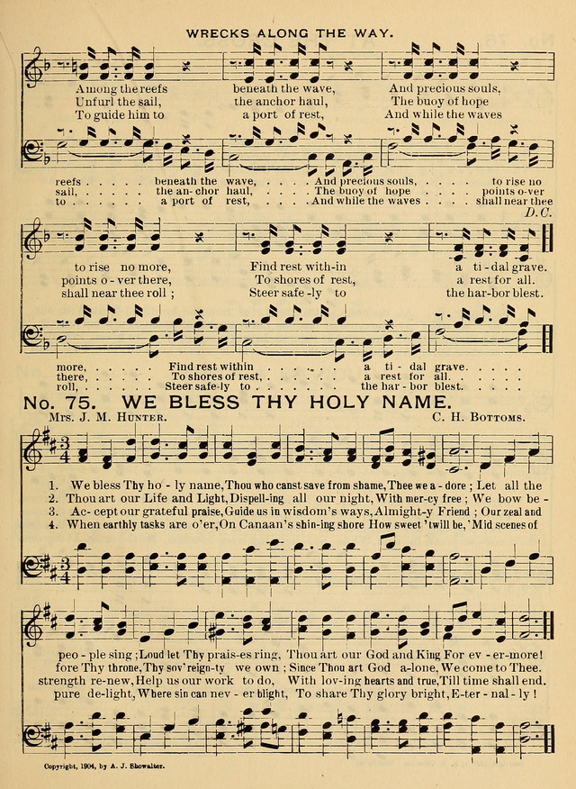 The Best Gospel Songs and their composers page 77
