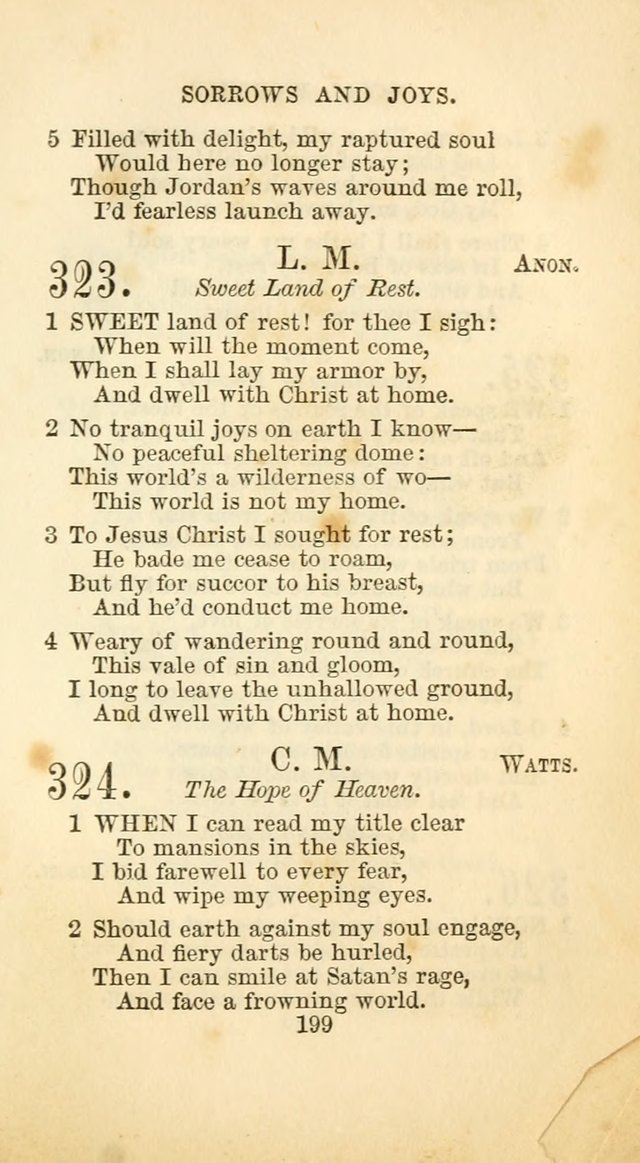 The Baptist Harp: a new collection of hymns for the closet, the family, social worship, and revivals page 232