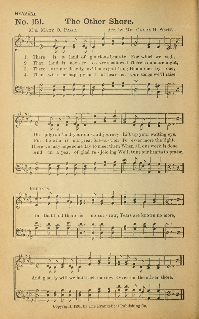 Best Hymns: from all the books and new ones to be made the best: selections from over one hundred of our best hymn writers page 126
