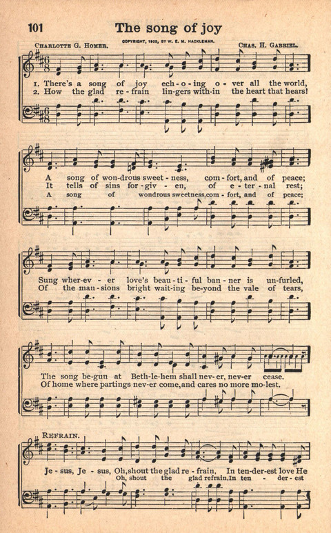 Bethany Hymns: A compilation of Choice Songs and Hymns page 102