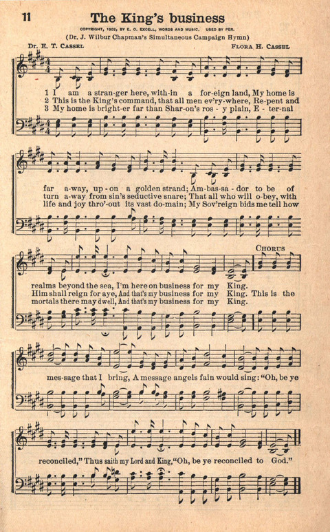 Bethany Hymns: A compilation of Choice Songs and Hymns page 11