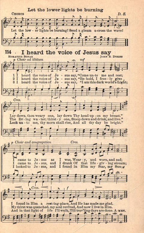Bethany Hymns: A compilation of Choice Songs and Hymns page 125