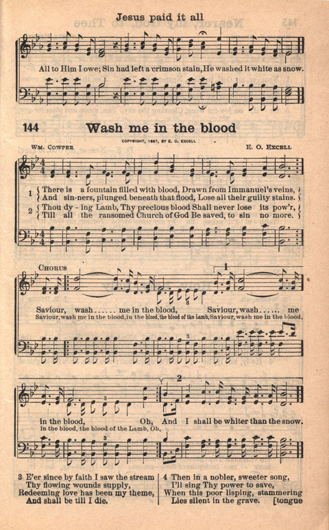 Bethany Hymns: A compilation of Choice Songs and Hymns page 145