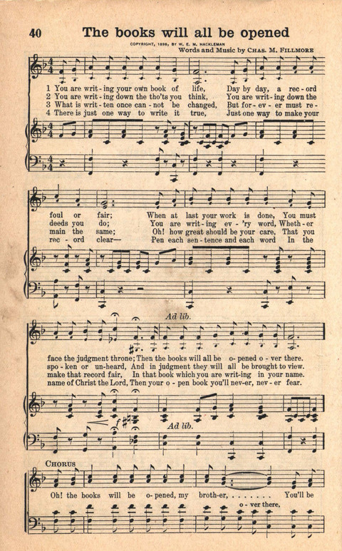Bethany Hymns: A compilation of Choice Songs and Hymns page 40