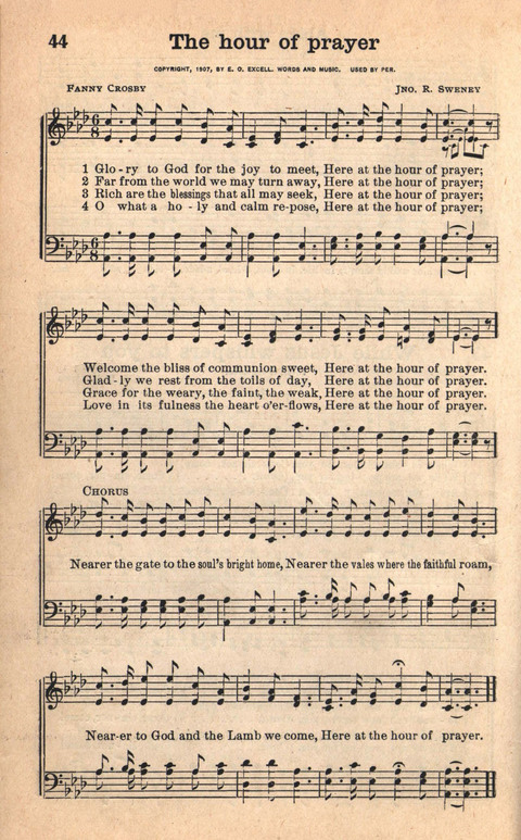 Bethany Hymns: A compilation of Choice Songs and Hymns page 44