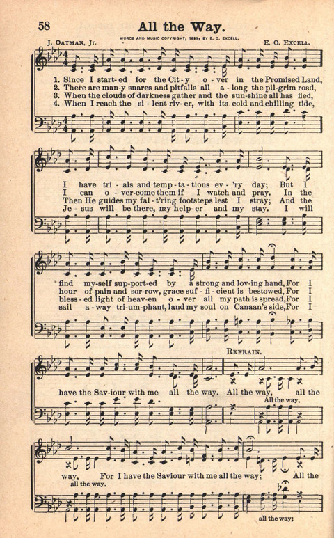 Bethany Hymns: A compilation of Choice Songs and Hymns page 58
