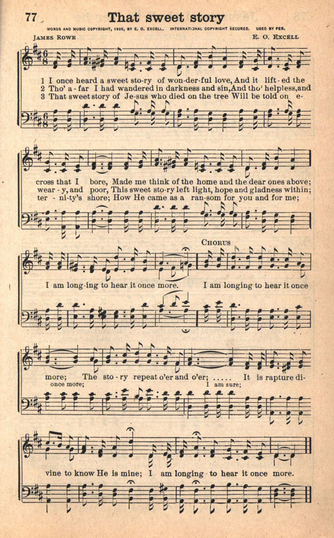 Bethany Hymns: A compilation of Choice Songs and Hymns page 77