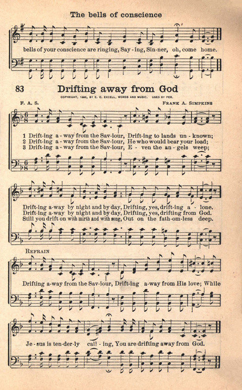 Bethany Hymns: A compilation of Choice Songs and Hymns page 83