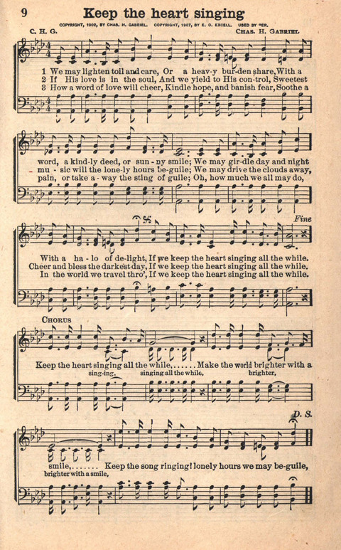 Bethany Hymns: A compilation of Choice Songs and Hymns page 9