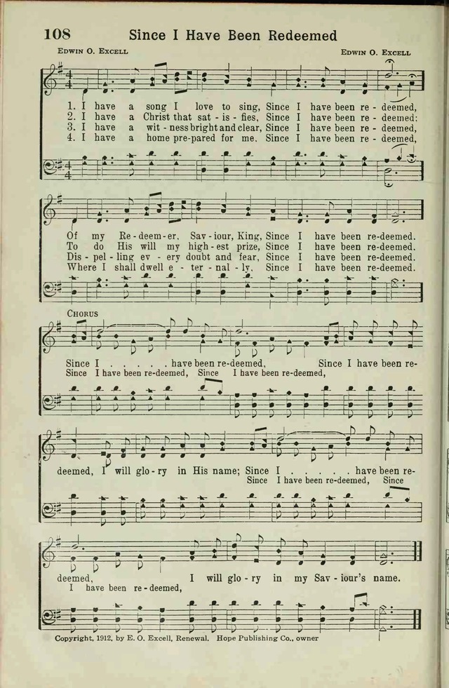 The Broadman Hymnal page 106