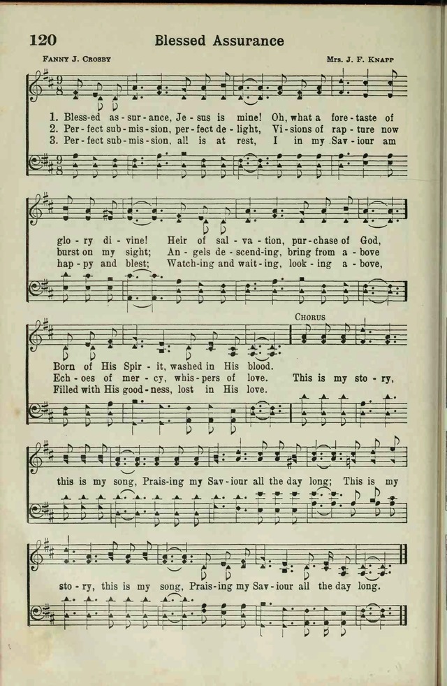The Broadman Hymnal page 118