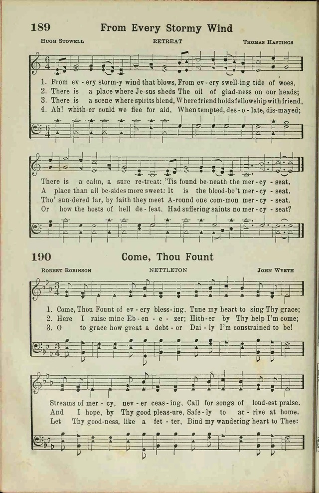 The Broadman Hymnal page 172