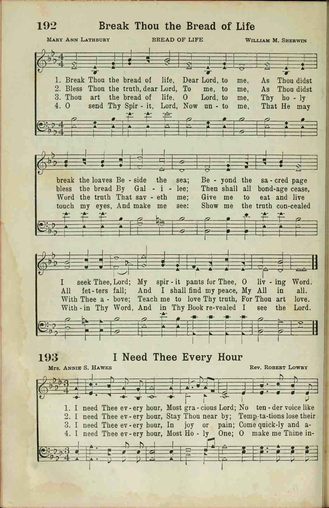 The Broadman Hymnal page 174