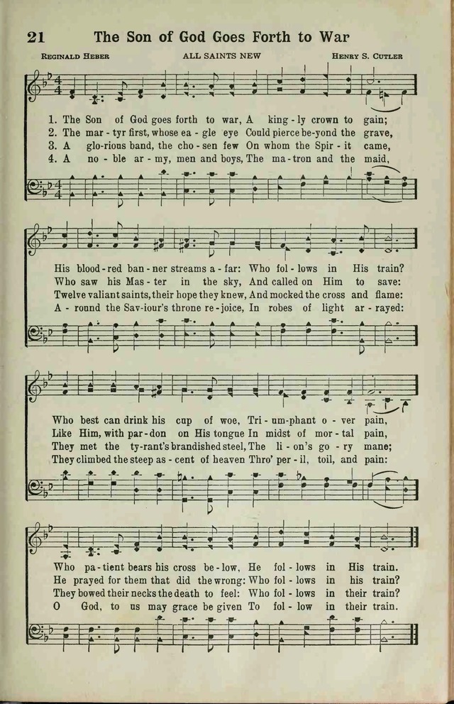 The Broadman Hymnal page 19