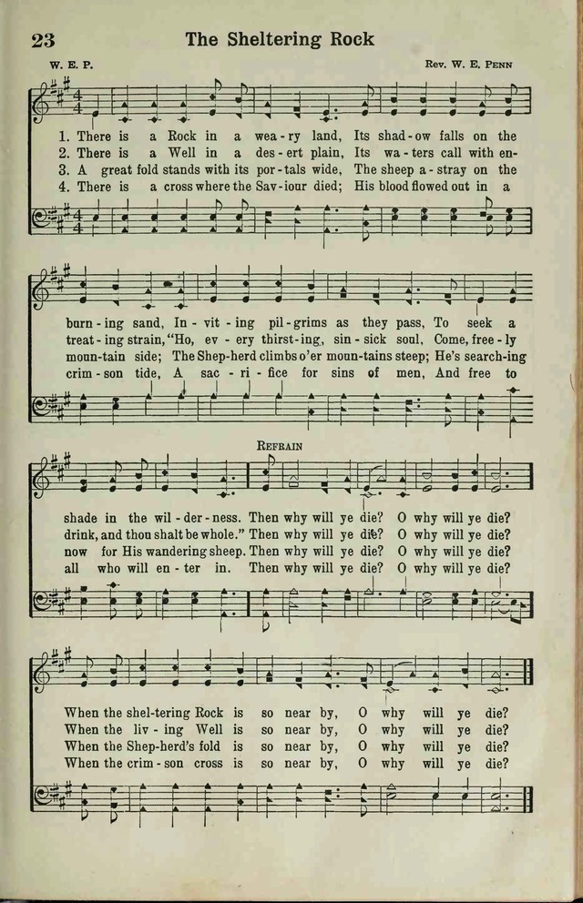 The Broadman Hymnal page 21
