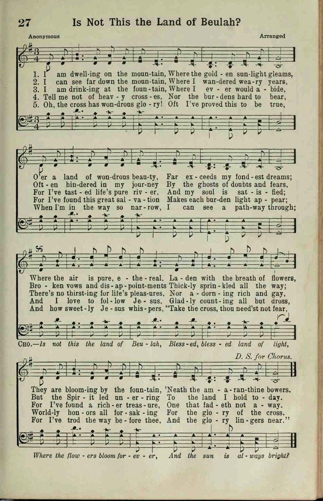 The Broadman Hymnal page 25
