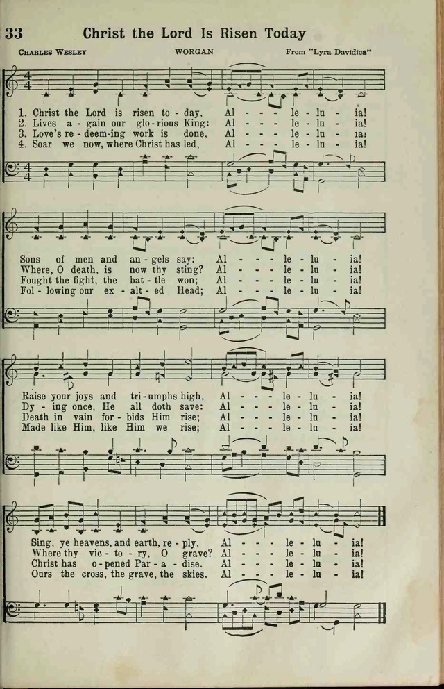 The Broadman Hymnal page 31