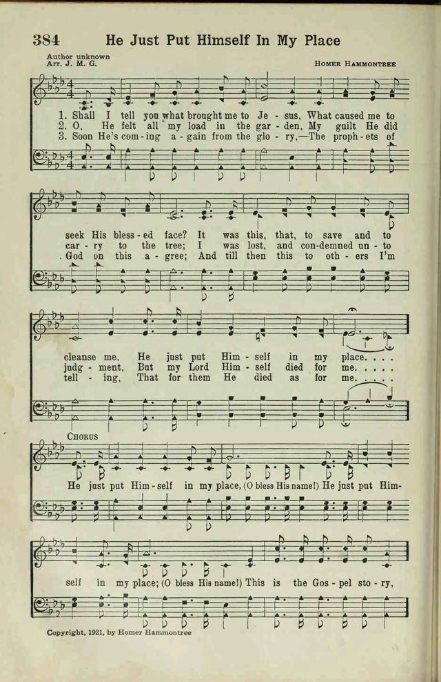 The Broadman Hymnal page 318