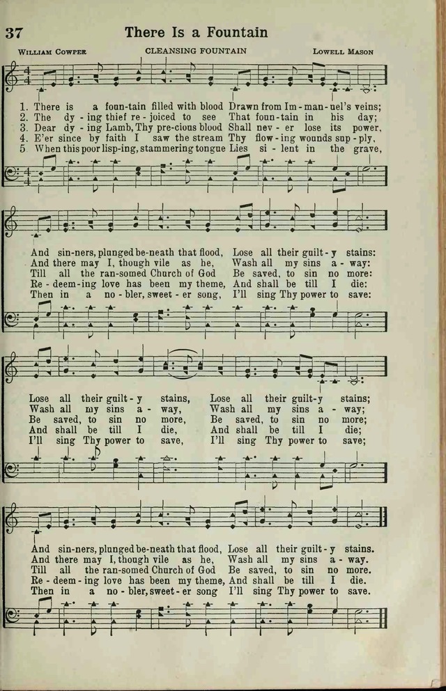 The Broadman Hymnal page 35